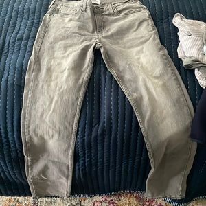 Gray slim jeans